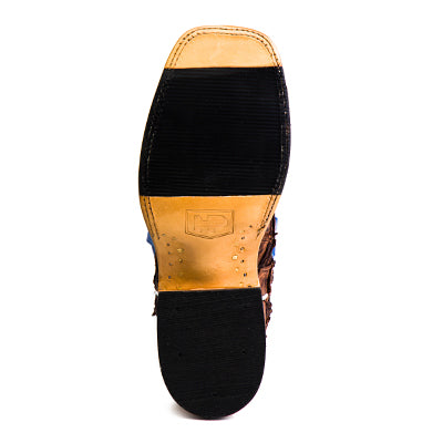 Men's Top Hand Cigar Matte Big Bass with 13" Royal Blue Sinsation Top HP8007 - Crazy House Western Wear