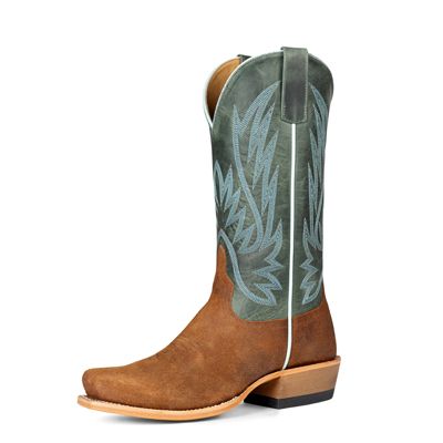 Men's Horse Power Tobacco Old Suede with 13" Emerald Sierra Tops HP9541