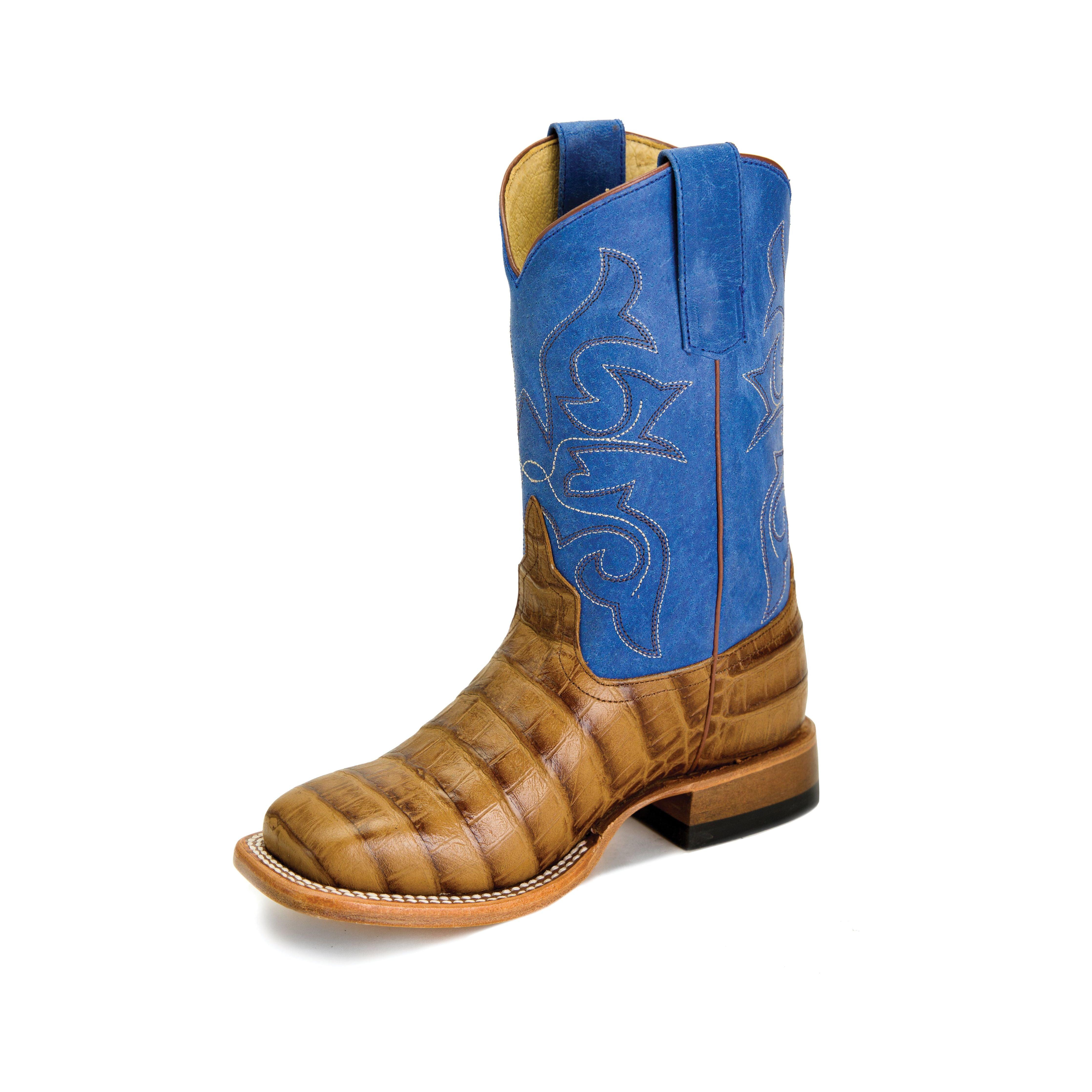Kid's Horse Power Toasted Caiman Print with Royal SInsation Top HPK1842 - Crazy House Western Wear