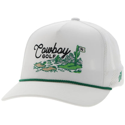 Men's Hooey Cowboy Golf Cap 2517T-WH