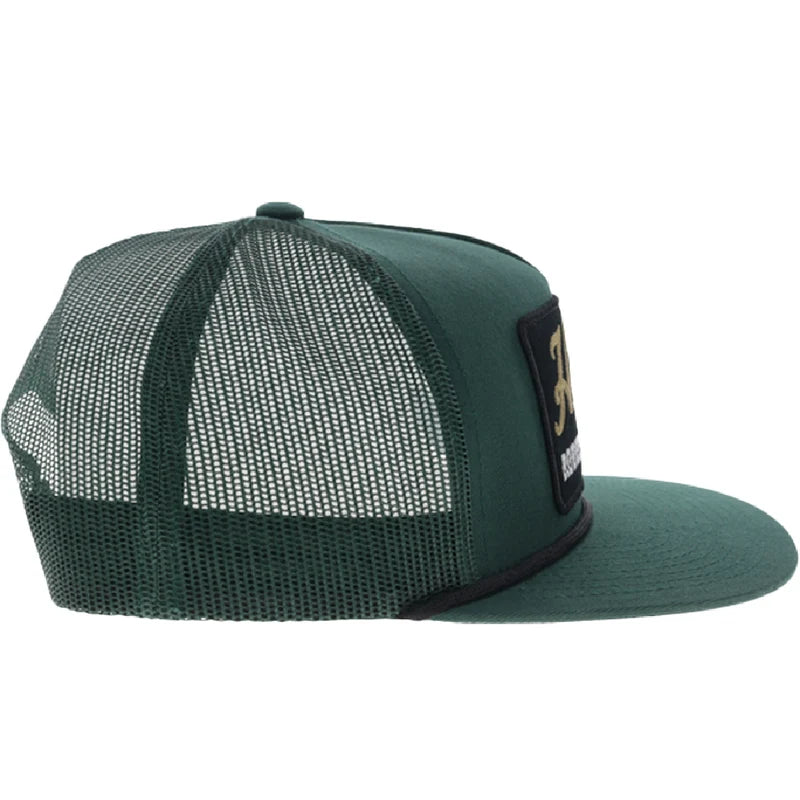 Hooey Men's Green Tap 5-Panel Trucker Snapback Hat 2691T-GR