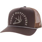 Hooey Men's Brown Shed 5-Panel Trucker Snapback 6043T-BRTN