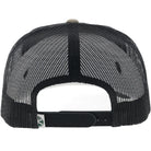 Hooey Men's Black/Tan Shed 5-Panel Trucker Snapback Hat 6043T-BKTN