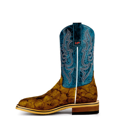 Men's Horsepower Fish Print Steel Toe Boot 12" HPW2500 - Crazy House Western Wear