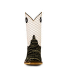 Men's Horsepower Caiman Print Steel Toe Boot 12" HPW2501 - Crazy House Western Wear