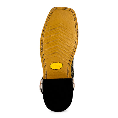 Men's Horsepower Caiman Print Steel Toe Boot 12" HPW2501 - Crazy House Western Wear