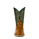 Men's Horsepower Honey Impostrich Print Steel Toe Boot 12" HPW2503 - Crazy House Western Wear