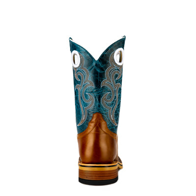 Men's Horsepower Marlboro Crazyhorse with 12" Blue Jean Baby Top HPW2504 - Crazy House Western Wear