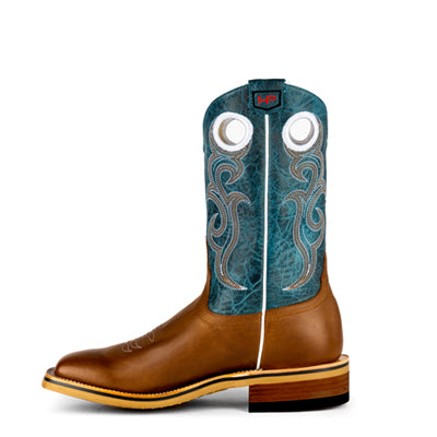 Men's Horsepower Marlboro Crazyhorse with 12" Blue Jean Baby Top HPW2504 - Crazy House Western Wear