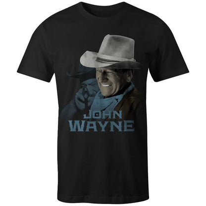 Men's Hooey "John Wayne" Black T-shirt HT1647BK - Crazy House Western Wear