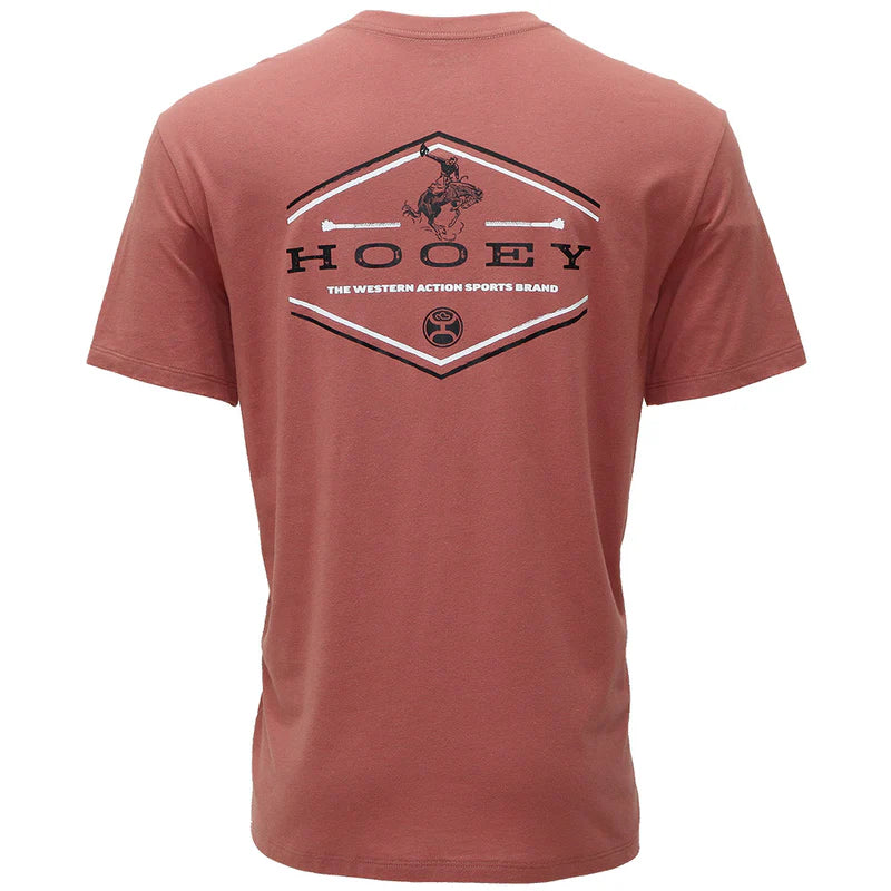 Men's Hooey Mahogany Mountains T-Shirt HT1655DKPK