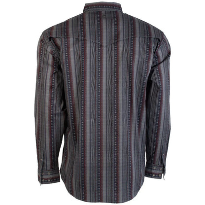 Men's Hooey Dos Sol Pearl Snap Shirt HT1763GYSP