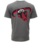 Men's Hooey Bad Company T-shirt Dark Gray with Black & Red Logo HT1831DKGY
