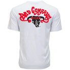 Men's Hooey Bad Company T-shirt White with Red & Black Logo HT1832WH