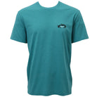 Men's Hooey Bad Company T-shirt Teal with Black and White Skull Logo HT1835TL