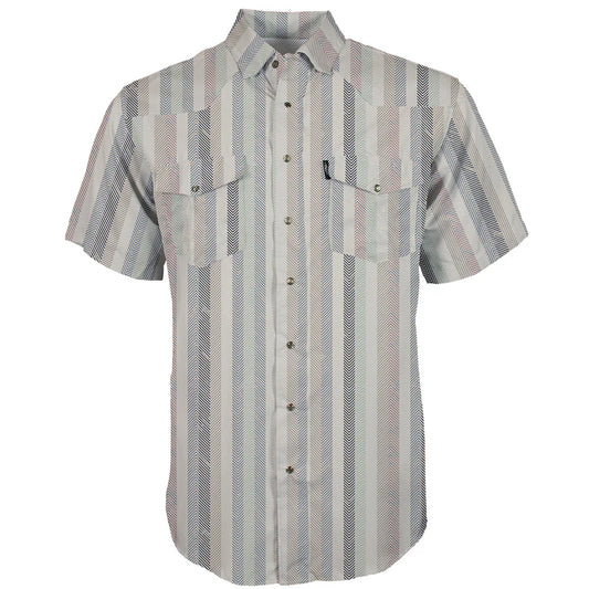 Men's Hooey Pattern Pearl Snap Shirt HT1861CRST