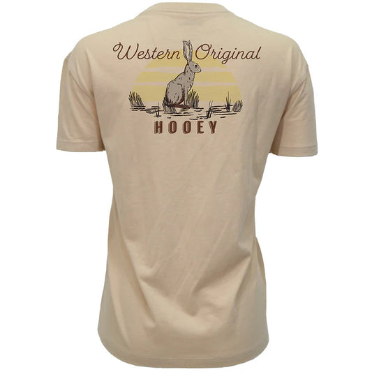 Boy's "Ralls" Tan with Brown and Oange Rabbit Logo T-shirt HT1905TN-Y - Crazy House Western Wear