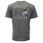 Men's Hooey "Briggs" T-shirt Gray with White & Brown Logo HT1910GY