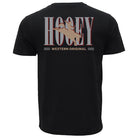 Men's Hooey "Wild Ride" Black T-shirt with Tan and Gray Hooey Logo HT1911BK