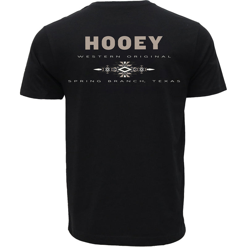 Men's Hooey Black "Peyote" T-shirt HT2601BK