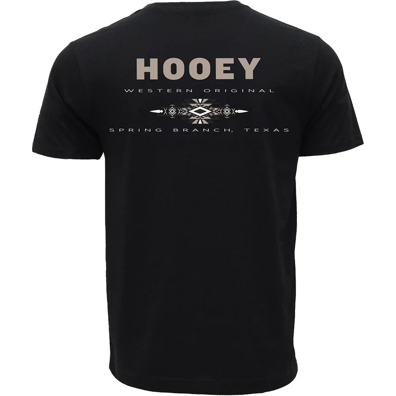 Boy's Hooey "Peyote" Black Hooey T-shirt HT2601BK-Y