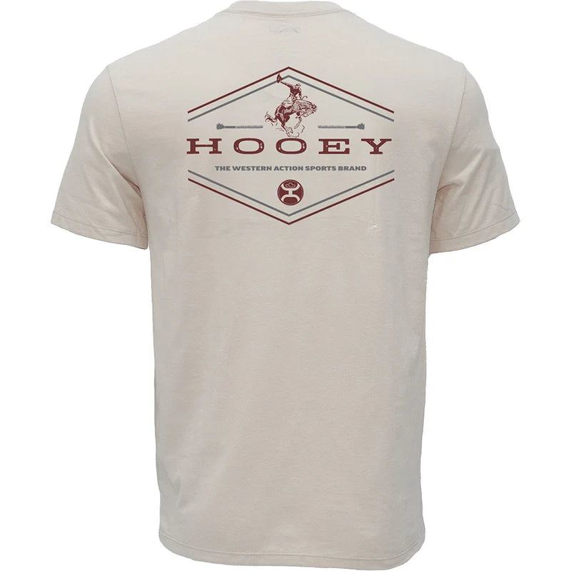 Hooey Men's Cream "Hooey Rocks" T-shirt HT2604CR