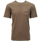 Hooey Men's Brown Zenith Front Pocket T-shirt with Brown Serape Logo HT2605BR
