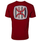 Hooey Boy's Red with Stripes "Zenith" T-shirt HT2605RD-Y