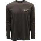 Hooey's Boy's Dark Brown Outfitters Long Sleeve T-shirt HT2615DKBR-Y
