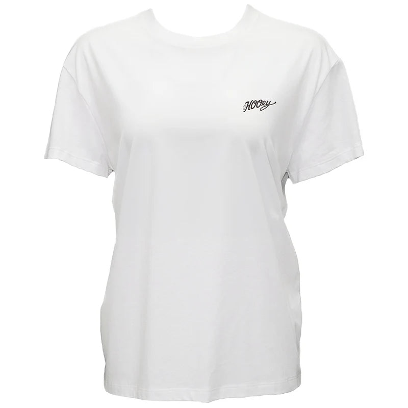 Women's Hooey White "Concho" T-shirt HT2630CR