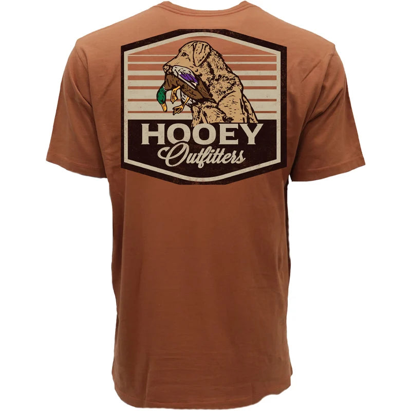 Boy's Hooey Rust Toller Outfitters T-shirt HT2656RU-Y