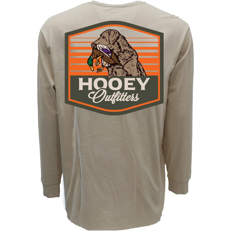 Hooey Men's Tan Toller Long Sleeve T-shirt HT2656TN