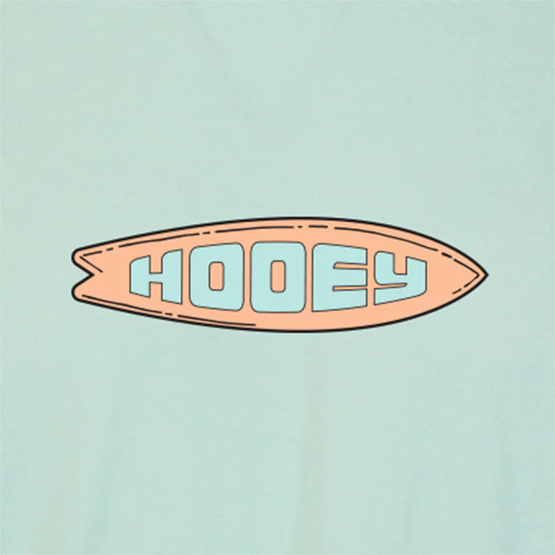 Men's Hooey "Cowboy Surf" Aqua with Multi Color Shark Logo T-shirt HT2676AQ