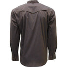 Hooey Men's Brown with Print Maverick Long Sleeve Button Up Shirt HT2691BR