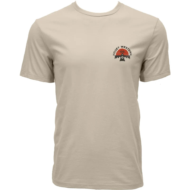 Hooey Men's Cream Rural Roots Hooey T-shirt HT2699CR