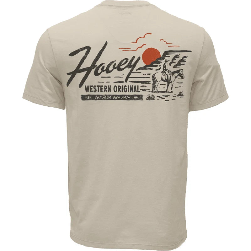 Hooey Men's Cream Rural Roots Hooey T-shirt HT2699CR