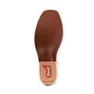 Brown shoe insole with 'HYER' branding on a light gray background