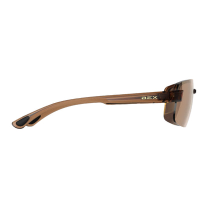 Men's Bex "Harris" Brown and Gold Sunglasses S126CBRBRGL - Crazy House Western Wear