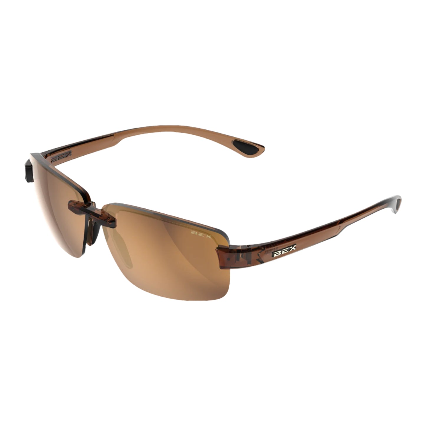 Men's Bex "Harris" Brown and Gold Sunglasses S126CBRBRGL - Crazy House Western Wear