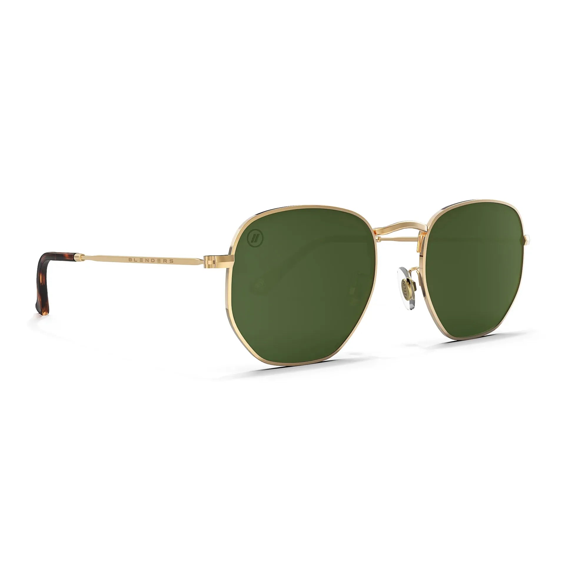 Blenders Whiskey Shiner II Hexagram Sunglasses BE7401