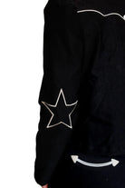 Howdy Hanny Women's Black Star Cropped Blazer 