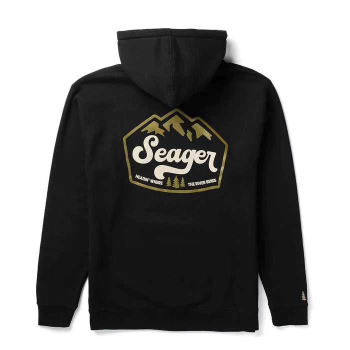 Seager Men's Black High Country Hoodie Black MFH26HIGHCBLK