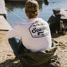 Seager Men's White High Country Long Sleeve Tee MTH26HIGHCLSWHT