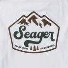 Seager Men's White High Country Long Sleeve Tee MTH26HIGHCLSWHT