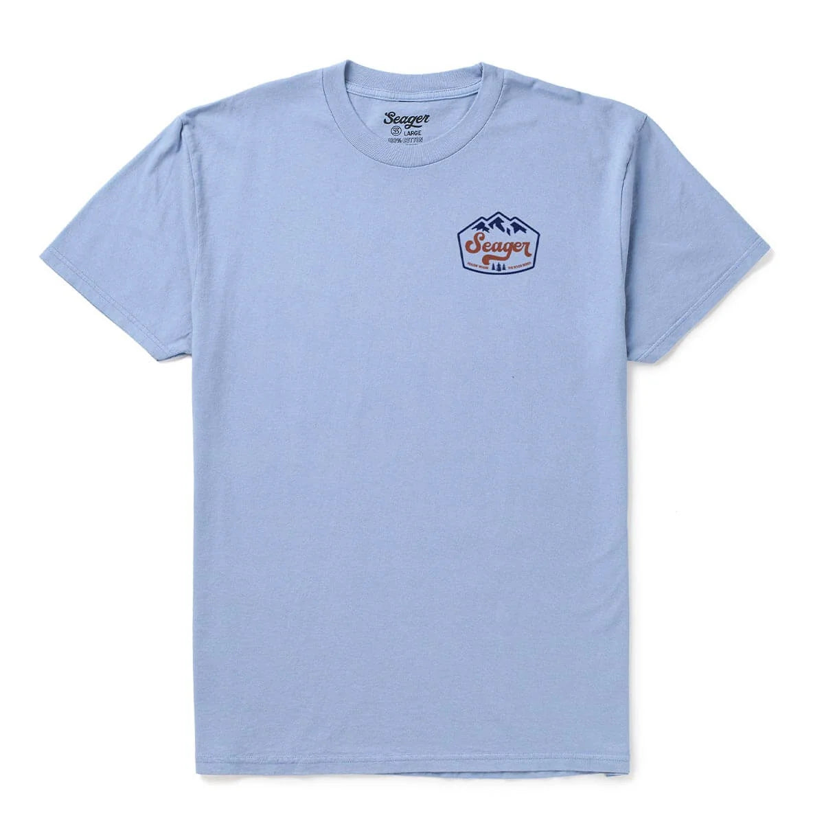 Seager Men's Faded Denim High Country Tee MTH26HIGHCBLU