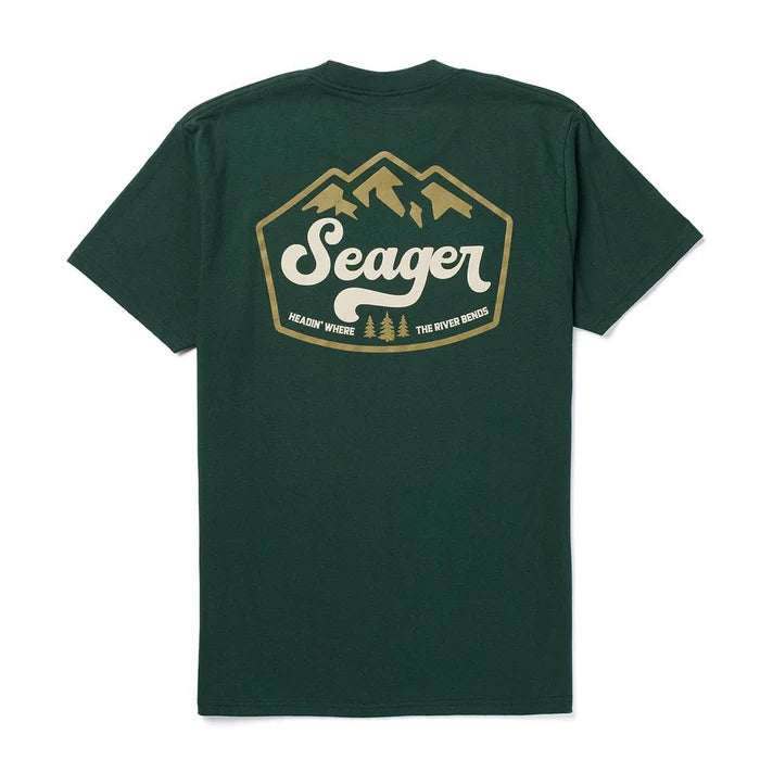 Seager Men's Forest Green High Country Tee MTH26HIGHCGRN