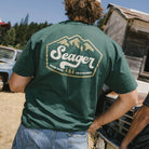 Seager Men's Forest Green High Country Tee MTH26HIGHCGRN
