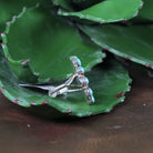 Women's Carol Wylie Turquoise and Spiny Oyster Ring Sz. 9 - Crazy House Western Wear