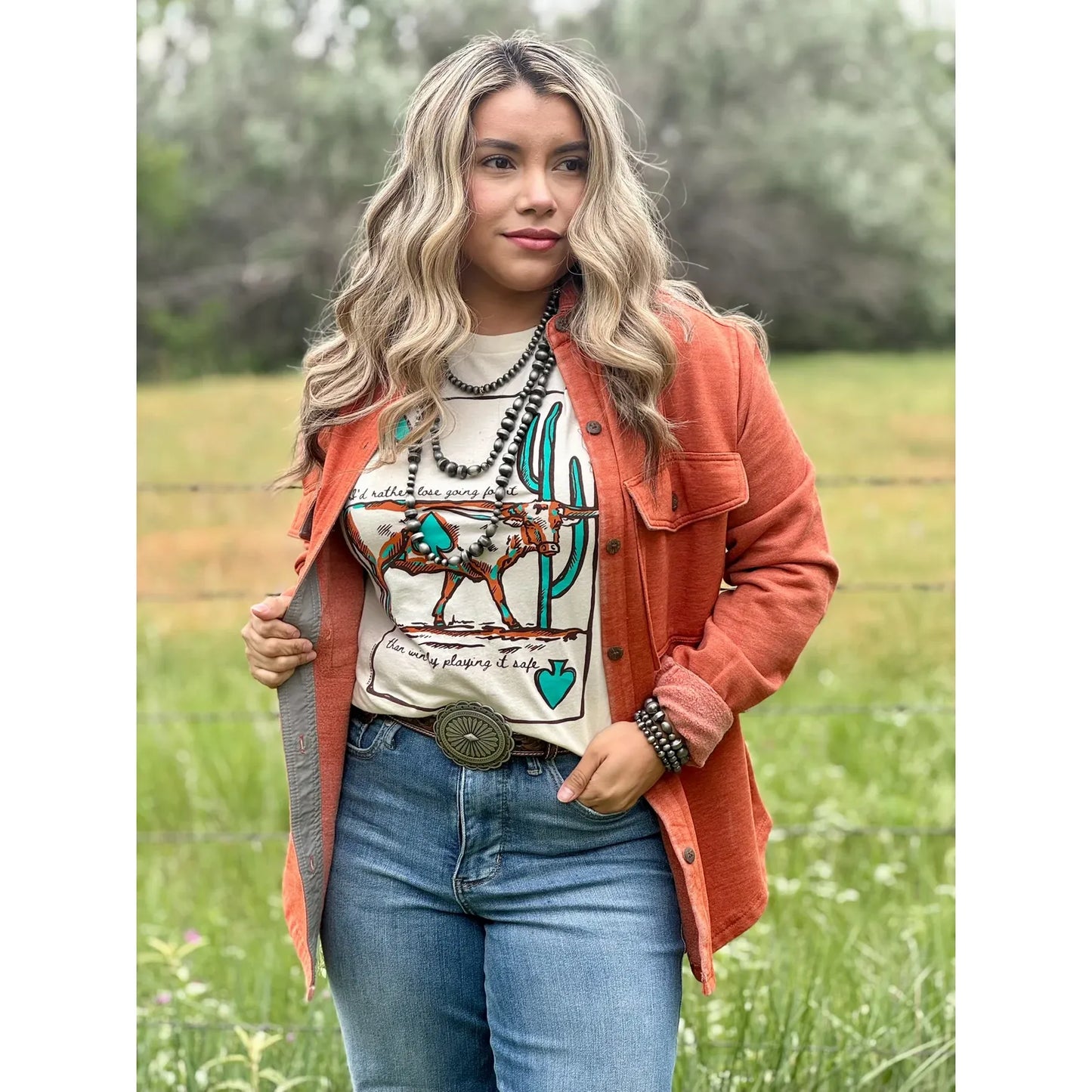 Women's Longhorn Card T-shirt