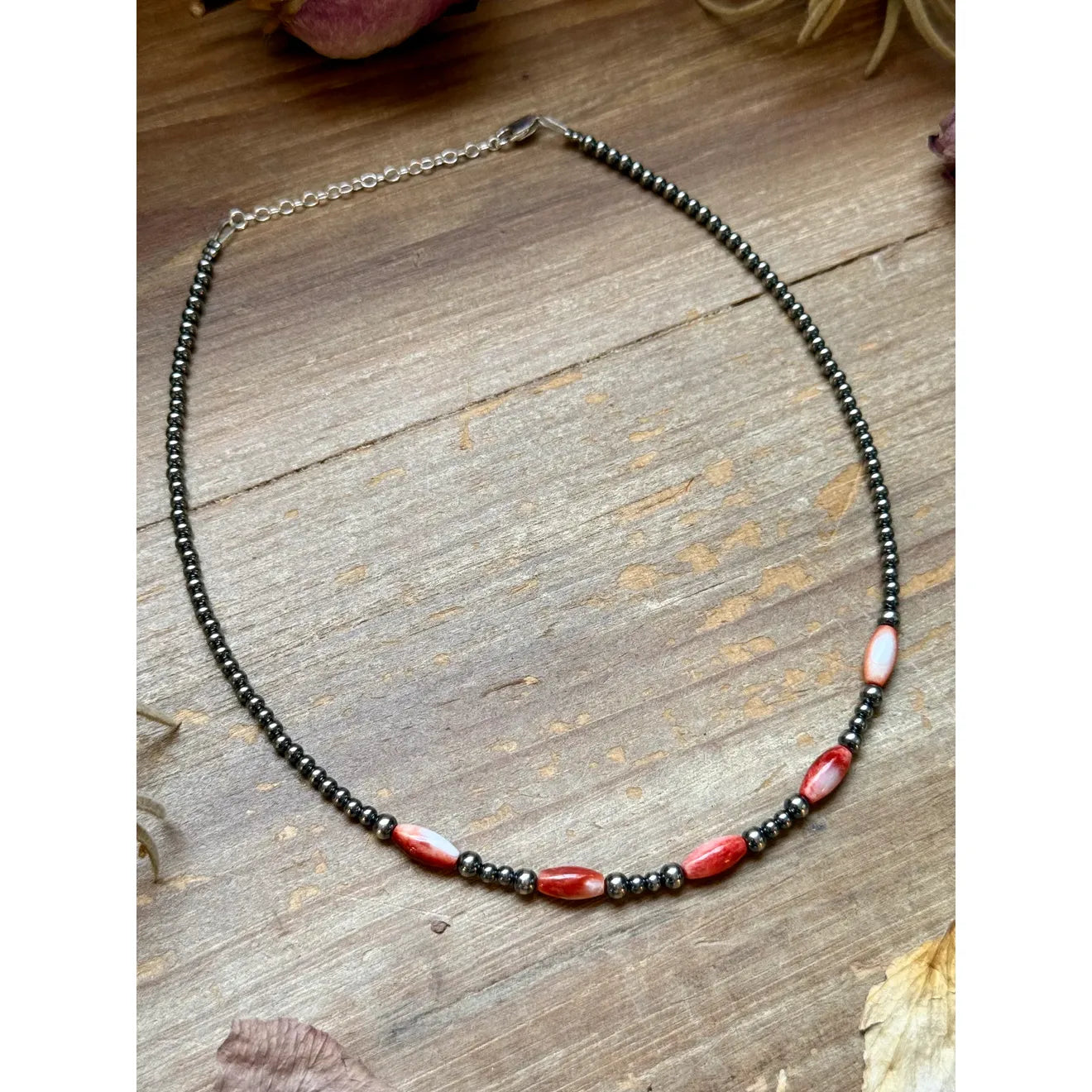 Bijoux Fab Orange Spiny Oyster Choker - 14.5" CHO-STE-157-SPI